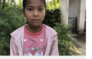 Alisha Chaudhary (2), from Nepal