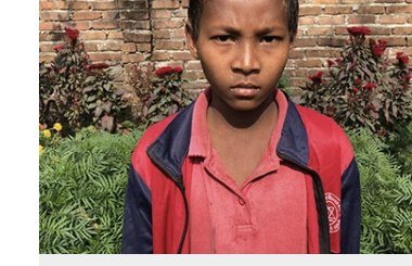 Ansh Rajee, age 12, from Pahalawan, Nepal