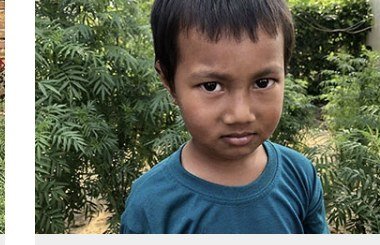 Arman Chaudhary, age 9, from Dhanaura, Nepal