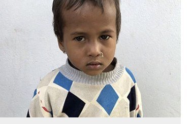 Ashika Chaudhary, age 4, from Bhajani 4, Dhanaura, Nepal