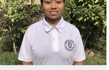 Mikkal Chaudhary, age 16, from Kundi, Nepal