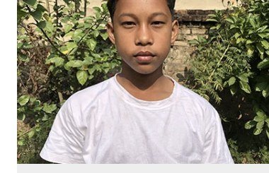 Praminal Chaudhary, age 14, from Kudi, Nepal