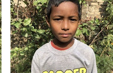 Ridam Chaudhary, age 9, from Bhajani 4, Kundi, Nepal