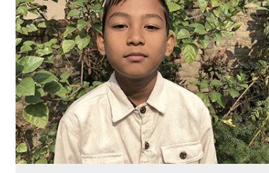 Samyank Chaudhary (2), age 11, from Anmol, Nepal