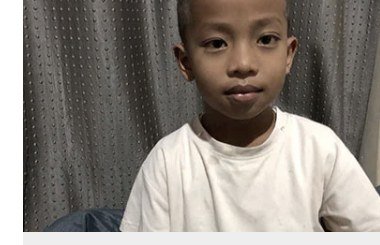 Samyank Chaudhary (1), age 5, from Kudi, Nepal