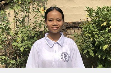 Yishma Chaudhary, age 15, from Kundi, Nepal