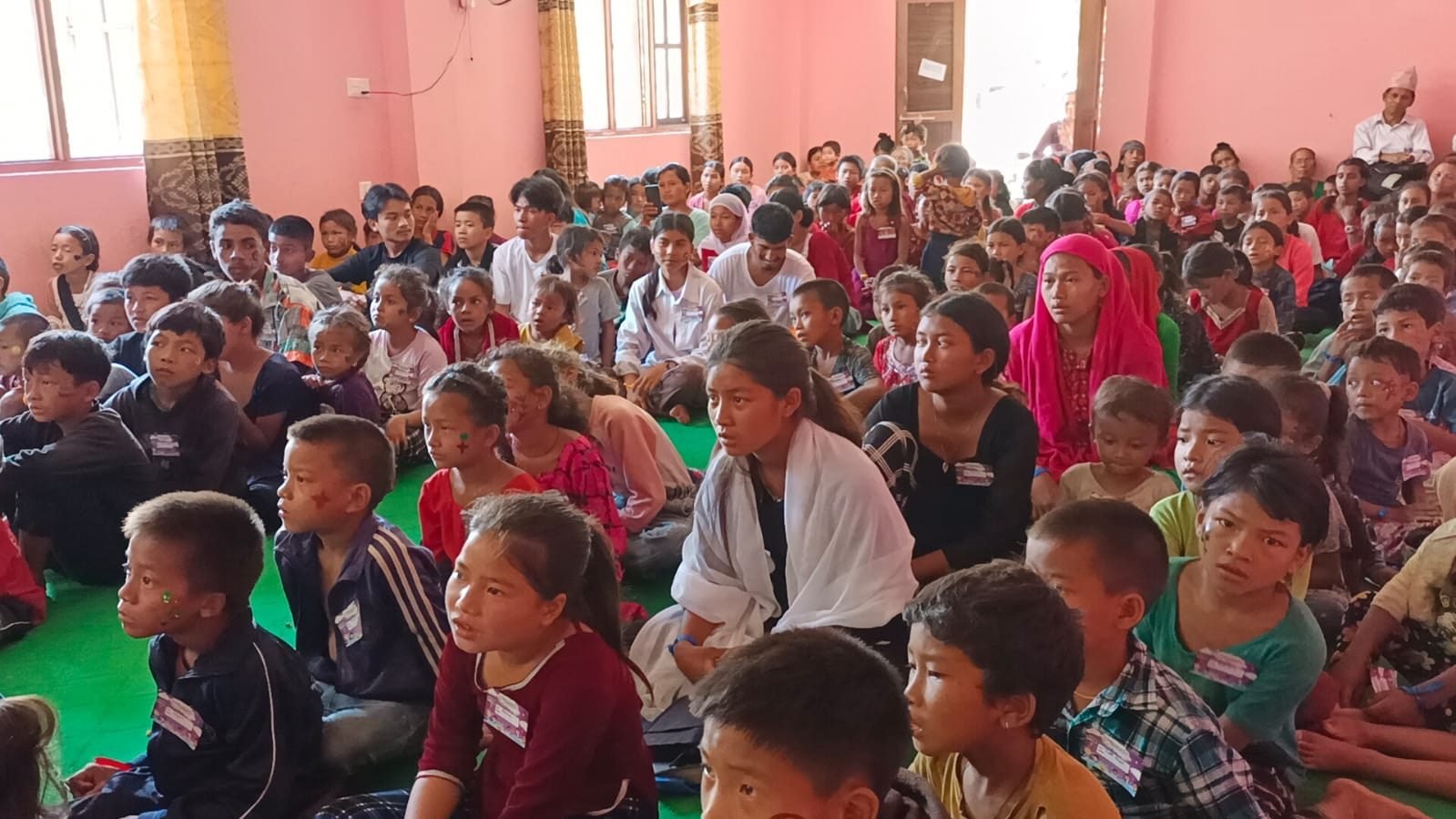 Children gathered for a Mission SU program